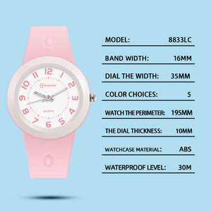 Reloj de Cuarzo Mingrui para Niños, Reloj <span class=keywords><strong>Infantil</strong></span> Impermeable, Regalo para Niños, Esfera con Lindas Flores, Precio de Fábrica, Reloj de Pulsera de 3 Manecillas - Product Image 5