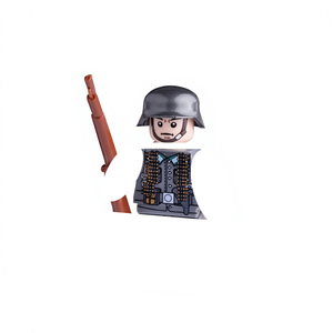 Set di Costruzioni con Blocchi di Piccole Dimensioni della Seconda Guerra <span class=keywords><strong>Mondiale</strong></span>, Modelli di Soldati Americani, Tedeschi e Sovietici in Plastica ABS, Giocattolo da Costruzione per Bambini, Regalo per Ragazzi - Product Image 4