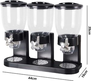 Dispensador Doble de Alimentos Secos, Contenedor de Cereales, Máquina de Dulces para Cocina, Encimera, Arroz y Frutos Secos, Venta al Por Mayor - Product Image 2
