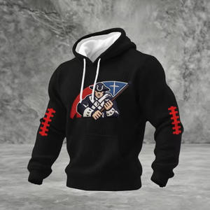 Sudadera con Capucha para Hombre, Impresión por Sublimación, Tejido de Poliéster Transpirable, con Bolsillo, Manga Regular - Product Image 5