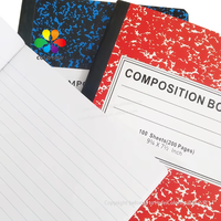 Cuadernos de Composición Estilo Mármol de Papelería, Tapa Dura, 200 Páginas, Suministros Escolares Americanos