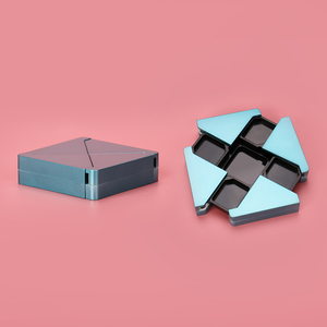 Omi Vuông Blush Trường Hợp Năm Màu Sắc <span class=keywords><strong>Eyeshadow</strong></span> Trường Hợp Với Đặc Biệt Kéo Thiết Kế Có Thể Tái Chế <span class=keywords><strong>5</strong></span> Pan <span class=keywords><strong>Eyeshadow</strong></span> Palette - Product Image 1