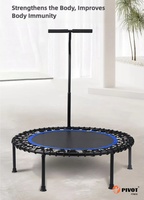 Équipement de plein air, trampoline de 40 pouces, mini trampoline réglable en hauteur, lit de saut, rebondisseur à bungee pour adultes et enfants