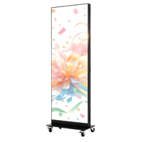 Display LED P1.25 per Interni, Schermo Pubblicitario Digitale, Totem LED Portatile e Mobile per Pubblicità