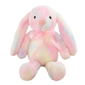 New PP Cotton Tie-dye Rabbit Plush Toy Unique Embroidery Super Soft <b>Cute</b> Adorable Bunny <b>Pillow</b> Unisex 0-24 Months 31-50cm - Product Image 4