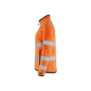 BLAKLADER - 496610105300XL Women's <b>Hi</b>-<b>Vis</b> microfleece <b>jacket</b> <b>Orange</b> - EAN 7330509646519 <b>HI</b>-<b>VIS</b> WORKWEAR - Product Image 4