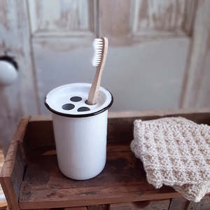 <span class=keywords><strong>Orange</strong></span> Cuisine Salle De Bains Logo Personnalisé Impression Émaillé Couverts Pot En Métal Émail Glaçure <span class=keywords><strong>Porte</strong></span>-Ustensile Boîte De Stockage Des Aliments - Product Image 4