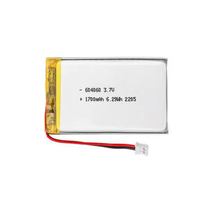 604060 Lipo Batterij <span class=keywords><strong>3</strong></span>.7V 1700Mah 6.29wh Lp604060 Oplaadbare Lithium Polymeer Batterie Akku - Product Image 1