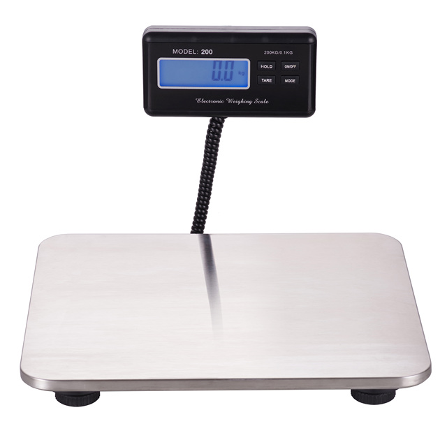 Heavy Duty 110lb 50kg 100kg 150kg 200kg Electronic Parcel Letter Stainless Steel Platform Portable Digital Shipping Postal Scale