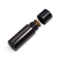 Bouteilles en verre ambré 5ml-100ml, flacons vides rechargeables pour huiles essentielles, aromathérapie, teintures à base de plantes, échantillons de médicaments