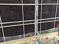 Nouvel an 1 garantie PP filet de désodorisation grille équipement d'élevage pour ferme porcine