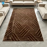 Moderner Bodenteppich für Zuhause und Bibliothek, Polyester-Jacquard-Teppich mit Schnitzereien, Wohnzimmerteppich, Geschnitzte Teppiche, Bodenmatte, Wohndekor-Teppiche
