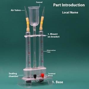 Instrumento Ensino Dispositivo Experimento Eletrólise Água para Experimento Químico Equipamento Decomposição de Água - Product Image 3