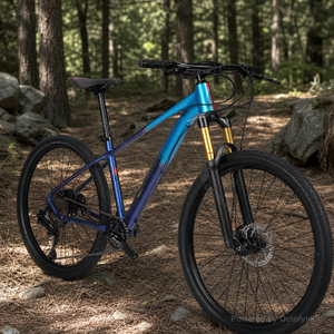 Bicicleta <span class=keywords><strong>de</strong></span> <span class=keywords><strong>Montaña</strong></span> <span class=keywords><strong>de</strong></span> Aleación <span class=keywords><strong>de</strong></span> Aluminio <span class=keywords><strong>de</strong></span> 27.5/29 Pulgadas, 10/12/27/30 Velocidades, Frenos <span class=keywords><strong>de</strong></span> Disco, Suspensión Delantera para Ciclismo Todoterreno - Product Image 4