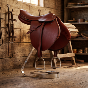 BS International Equestrian English Horse Race <b>Saddle</b> Wood Pure Buffalo Leather Sustainable SUS304 Hardware Finest Quality Soft - Product Image 1