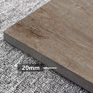 Les carreaux de jardin antidérapants Matt ressemblent à des murs et des carreaux de sol <span class=keywords><strong>en</strong></span> bois Carreaux de porcelaine mats <span class=keywords><strong>en</strong></span> <span class=keywords><strong>pierre</strong></span> 600*600*20mm - Product Image 4