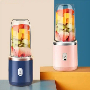 Licuadora Portátil Recargable por USB de 400 ml, Licuadora de Plástico con 6 Cuchillas, Mini Exprimidor con Tapa, para Uso en Exteriores, Hoteles, Hogares y Automóviles - Product Image 5