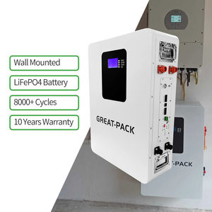 แบตเตอรี่ Power Wall 48V 200Ah สำหรับใช้ในบ้าน ติดผนัง แบตเตอรี่พลังงานแสงอาทิตย์ 10KWh 5KWh 20KWh รับประกัน 10 ปี 8000 รอบการใช้งาน - Product Image 2