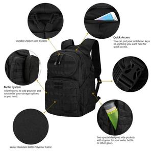 Sac à dos tactique de grande capacité pour l'extérieur, sac de voyage, sac à dos camouflage, sac à dos de randonnée, sac à dos camouflage 40L - Product Image 5