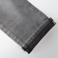 Tela vaquera de alta calidad de 10.3 oz, transpirable, resistente al encogimiento, de algodón, cómoda, elástica, de sarga, para bolsos y zapatos.