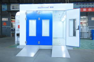 Cabine de peinture automobile à chauffage diesel certifiée CE |   Cabine de peinture automobile LX2 avec éclairage <span class=keywords><strong>LED</strong></span> et panneaux EPS pour la peinture de carrosserie et le four de cuisson - Product Image 4