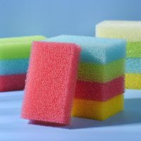 Éponge à récurer pour vaisselle éponge de nettoyage de cuisine tampons pores fins éponge filtrante imitation luffa