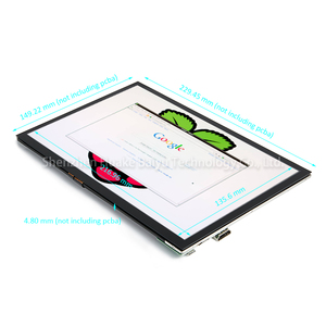 Pantalla Táctil Capacitiva PCAP <span class=keywords><strong>LCD</strong></span> IPS de 10.1 Pulgadas para <span class=keywords><strong>Raspberry</strong></span> <span class=keywords><strong>Pi</strong></span> 3/<span class=keywords><strong>4</strong></span>, 1280x800, Panel de Visualización Normalmente Negro Transmisivo - Product Image 4