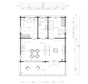 <span class=keywords><strong>Casa</strong></span> de Madera Prefabricada Moderna de Fabricante Chino, <span class=keywords><strong>Casa</strong></span> de Madera de Pino Ruso en Venta para Desarrolladores Inmobiliarios - Product Image 3