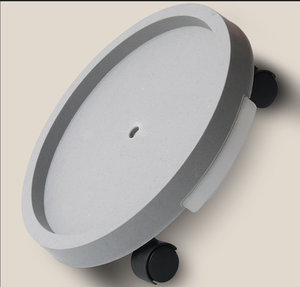 Поддон для растений с колесами, круглый цветочный горшок - Product Image 2