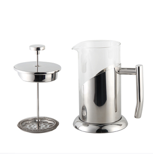 <span class=keywords><strong>Cafetière</strong></span> à pression française <span class=keywords><strong>en</strong></span> <span class=keywords><strong>verre</strong></span> Borosilicate, 1000ml, <span class=keywords><strong>filtre</strong></span> <span class=keywords><strong>en</strong></span> acier inoxydable réutilisable, promotion à la mode - Product Image 5
