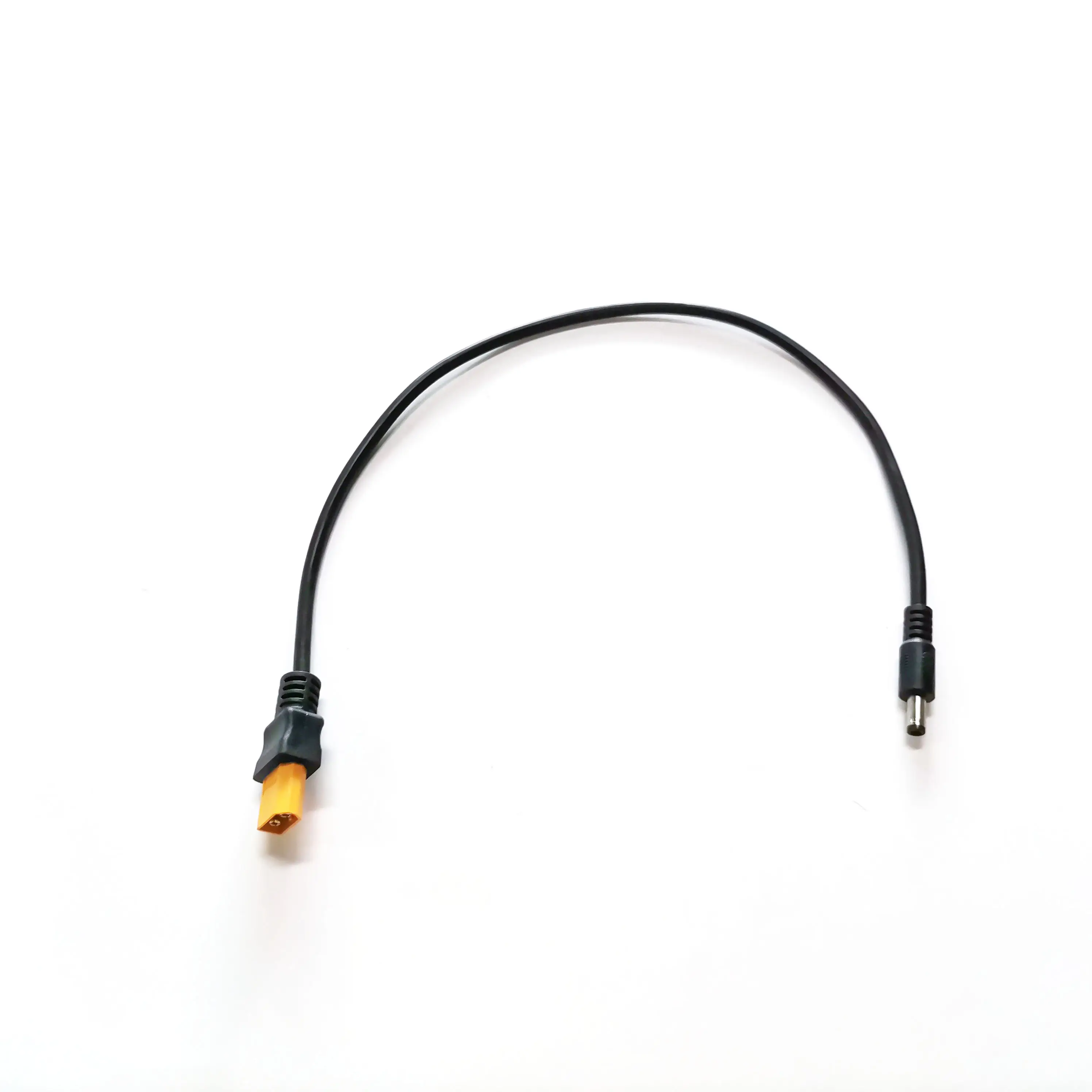 Conector de bala macho XT60 a macho recto DC 5,5mm X 2,5mm DC5525 Cable de alimentación para soldador TS100 PVC personalizar cobre
