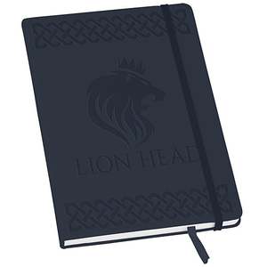 Elegante Cuaderno Profesional Neoskin de 8x6 Pulgadas con Diseño Grabado en Relieve, Personalizable con Logotipo, Ideal para Regalos Corporativos y Notas de Reuniones - Product Image 2