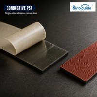 Joint en mousse de blindage EMI 80 dB, sans halogène, conforme RoHS, en tissu conducteur sur mousse PU avec adhésif pour boîtier de PCB et GPU