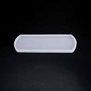 M12419 Panneau d'arrêt <span class=keywords><strong>Coin</strong></span> arrondi Ornement à angle droit Moule en silicone numérique - Product Image 5