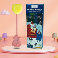 Best Price Wholesale Christmas bluetooth Music Transmission Lollipop Candy Coated Hard Candy Fruity Taste