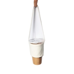 Sac de transport réutilisable pour gobelets de café, thé au lait, jus, sac de courses, accepte le logo personnalisé, dessin animé - Product Image 5
