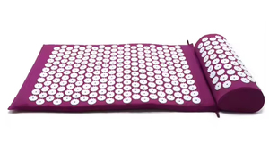 Set bantal tikar tekanan akupuntur portabel, untuk terapi akupunktur penghilang nyeri leher & titik tekanan target tidur - Product Image 4