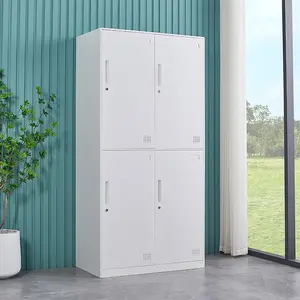 Storage Furniture Four Door Steel Almirah Xinhui Photo Worker Locker