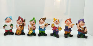 <span class=keywords><strong>Mini</strong></span> Statue de Jardin en Résine, Gnome Musical, Petite Taille, Décoration Extérieure pour Jardin, Vente en Gros - Product Image 6