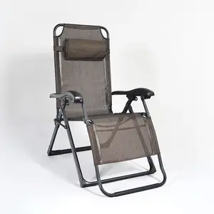 Открытый Регулируемый невесомость бассейн кресло для отдыха крепкое складное кресло для отдыха с подушкой