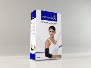 อุปกรณ์พยุงข้อศอกแบบยืดหยุ่นสำหรับบรรเทาอาการปวดข้อศอก การกดทับเพื่อบรรเทาอาการบาดเจ็บจากการเล่นกีฬา และการรองรับความมั่นคงของข้อต่อ - Product Image 3