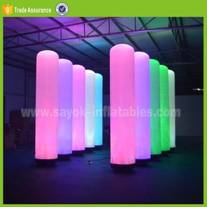 <span class=keywords><strong>Colonne</strong></span> <span class=keywords><strong>lumineuse</strong></span> gonflable <span class=keywords><strong>LED</strong></span> pour mariage et fête, tube lumineux gonflable rempli d'air - Product Image 5