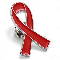 Épingles de revers personnalisées en forme de ruban de sensibilisation, badges en émail colorés pour événements, cadeaux promotionnels, activités d'organisation
