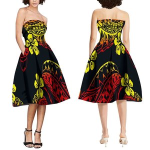 Thiết Kế Mới Tùy Chỉnh Fiji Hawaii Tribal Polynesian Cô Gái Ống Top Sexy Ngọt Ngào Công Chúa Ăn Mặc Phụ Nữ Cộng Với Kích Thước Womens Dresses 6XL - Product Image 2