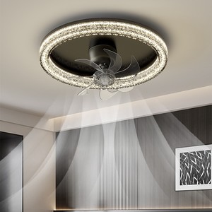 Lámpara de Techo con Ventilador para Sala de Estar, Estilo Moderno, Lujo Ligero, Minimalista Italiano, Lámpara Principal para Sala de Estar, Comedor, Dormitorio, Hogar - Product Image 3
