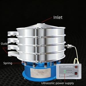 Filtre vibrant rotatif à ultrasons en acier inoxydable pour <span class=keywords><strong>le</strong></span> criblage de poudres fines dans l'industrie chimique et alimentaire - Product Image 3