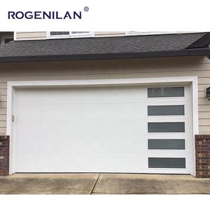 ROGENILAN <span class=keywords><strong>Porte</strong></span> de <span class=keywords><strong>garage</strong></span> automatique en aluminium <span class=keywords><strong>sur</strong></span> <span class=keywords><strong>mesure</strong></span> Portes de <span class=keywords><strong>garage</strong></span> motorisées sectionnelles commandées à distance pour les maisons - Product Image 3