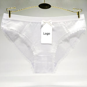 12 قطعة = دفعة واحدة للنساء الشابات مثير تنفس ناعم رقيق القطن فتاة مع القوس - Product Image 5