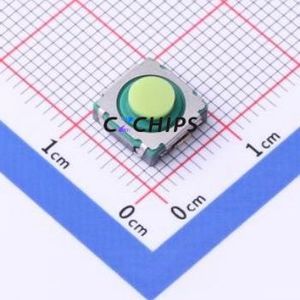 GT-TC131B-H0395-L5 Tactile Switch SMD Switch Single Pole Single Throw Round Button 7N Vertical Mount - Product Image 1