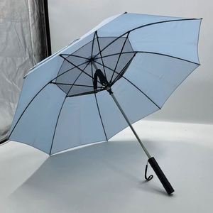 Parapluie de golf de voyage, coupe-vent, protection contre la pluie, 8 baleines, grande taille, ouverture automatique, fermeture manuelle, parapluie droit, fabriqué en Chine - Product Image 2